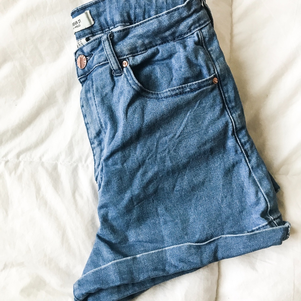 Forever 21 High Waisted Denim Shorts